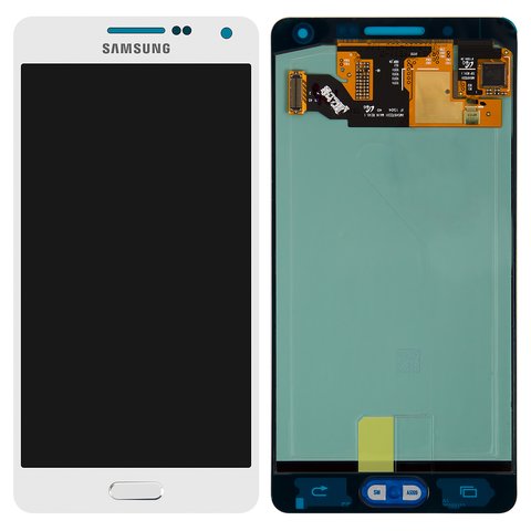 Дисплей для Samsung A500 Galaxy A5, білий, без рамки, Original PRC , original glass