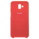 Чехол для Samsung J610 Galaxy J6+, красный, Original Soft Case, силикон, red (14)