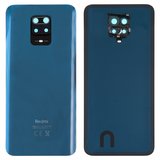 Задня панель корпуса для Xiaomi Redmi Note 9 Pro, сіра, із склом камери, 64 Мп, M2003J6B2G