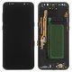 Дисплей для Samsung G955 Galaxy S8 Plus, черный, с рамкой, High Copy, (OLED)