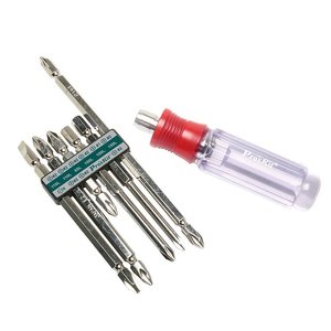 Викрутка реверсивна з набором біт 10 в 1 Pro'sKit SW 9109D