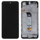 Дисплей для Xiaomi Poco M3 Pro, Poco M3 Pro 5G, черный, с рамкой, Original, #560002K19P00