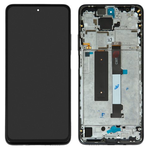 Дисплей для Xiaomi Mi 10T Lite, чорний, з рамкою, Original PRC 