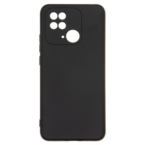Чохол для Xiaomi Redmi 10C, чорний, Original Soft Case, силікон, black 18 