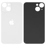 Задня панель корпуса для iPhone 14, біла, не потрібно знімати скло камери, Starlight, big hole