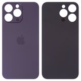 Задняя панель корпуса для iPhone 14 Pro Max, фиолетовая, не нужно снимать стекло камеры, Original (PRC), big hole