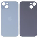 Задня панель корпуса для iPhone 15 Plus, блакитна, не потрібно знімати скло камери, High Copy, big hole