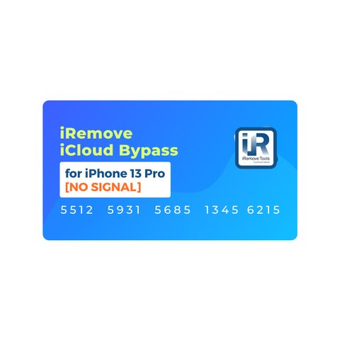 iRemove iCloud Bypass для iPhone 13 Pro [NO SIGNAL]