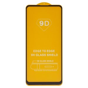 Защитное стекло для Realme 7 Global , 7 5G, совместимо с чехлом, Full Glue, без упаковки , черный, RMX2155 RMX2111