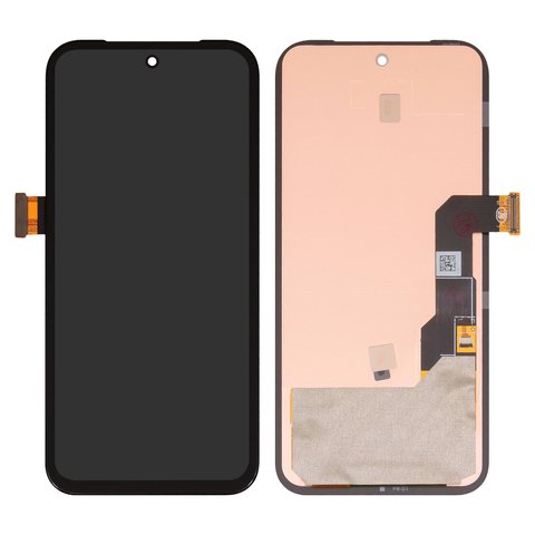 Дисплей для Google Pixel 8a, чорний, з рамкою, High Copy, OLED  GKV4X, G6GPR, G8HHN, G576D