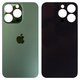 Задня панель корпуса для iPhone 13 Pro, зелена, не потрібно знімати скло камери, Original (PRC), alpine Green, big hole