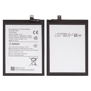 Акумулятор BL 49XX для Infinix GT 20 Pro X6871 , Note 40 X6853 , Note 40 Pro 5G X6851 , Li Polymer, 3,91 B, 5000 мАг, Original PRC 