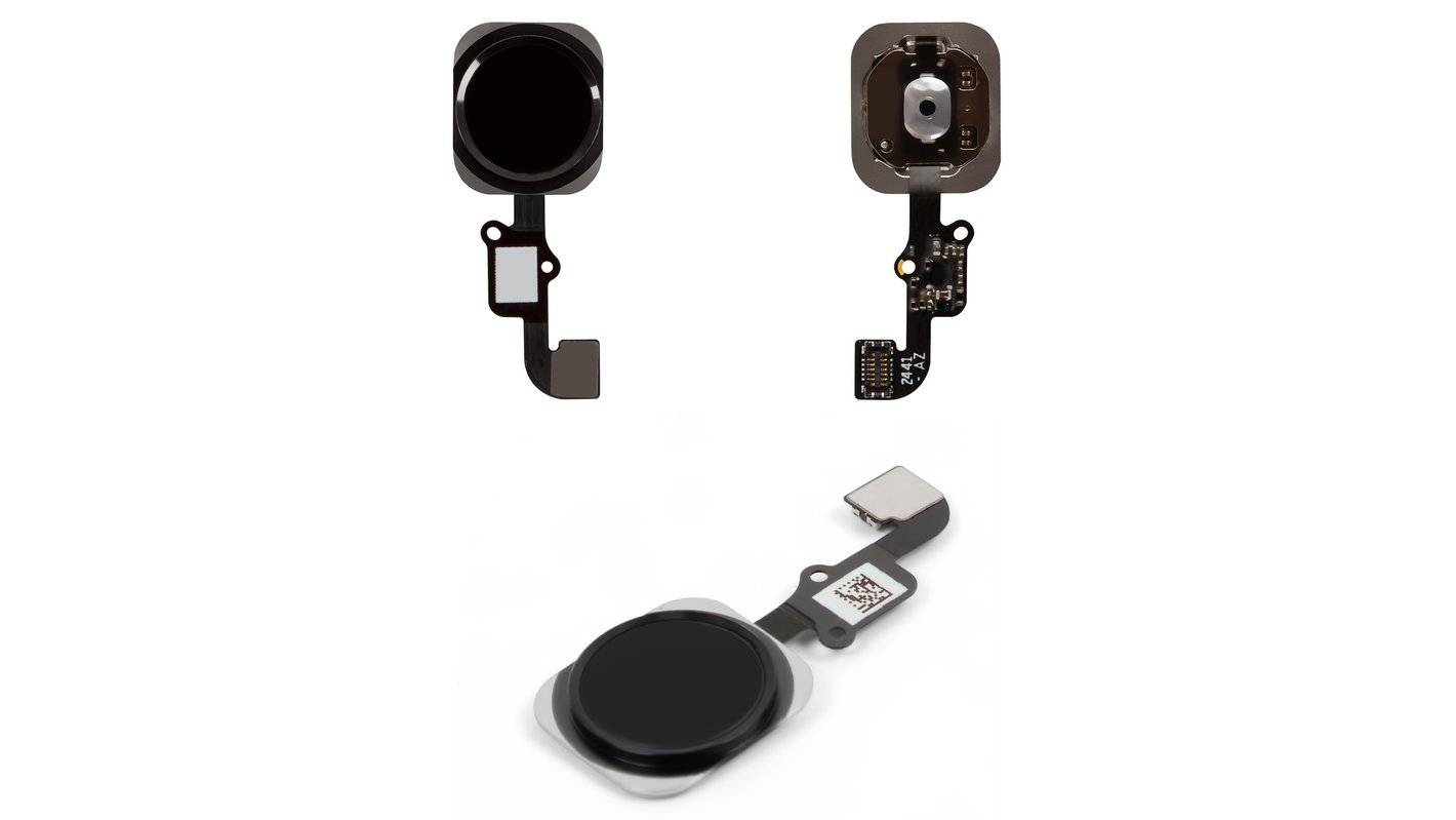 plus negro cable flex botón ID sensor touch tecla Home button para iPhone 6/ 