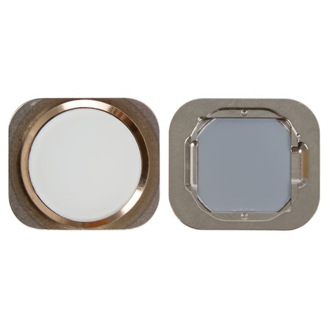 Cubierta del botón HOME puede usarse con Apple iPhone 6, iPhone 6 Plus, iPhone 6S, iPhone 6S Plus, dorado
