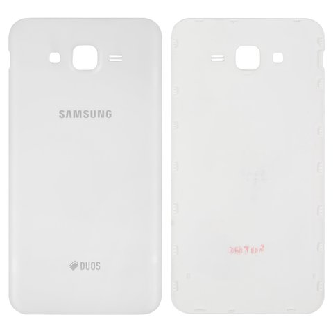 Battery Back Cover compatible with Samsung J700H DS Galaxy J7, white 