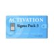 Activación Pack 3 para Sigma