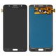 LCD compatible with Samsung J710 Galaxy J7 (2016), (black, without adjustment of light, without frame, Copy, (TFT))