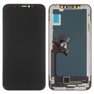 Дисплей для iPhone X, черный, с рамкой, AAA, tianma TFT 