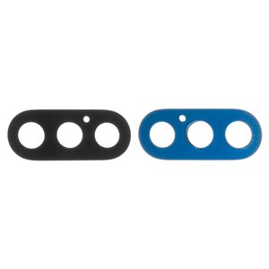 Camera Lens compatible with iPhone XS, iPhone XS Max, black, without frame 