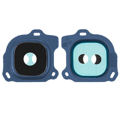 Camera Lens compatible with Samsung J600F Galaxy J6, J600GZ Galaxy On6, dark blue, with frames 