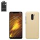 Case Nillkin Super Frosted Shield compatible with Xiaomi Pocophone F1, (golden, with support, matt, plastic, M1805E10A) #6902048163607
