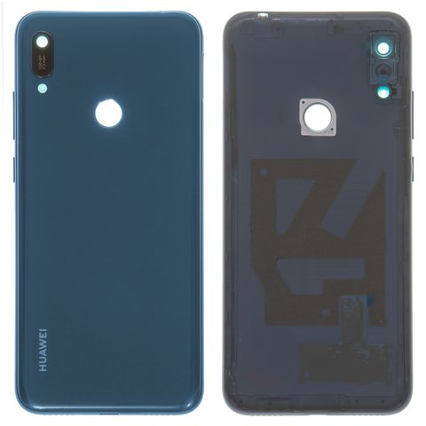Housing Back Cover compatible with Huawei Y6 2019 , Y6 Prime 2019 , dark blue, sapphire blue 