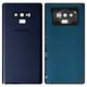 Housing Back Cover compatible with Samsung N960 Galaxy Note 9, (dark blue, with camera lens, full set, Original (PRC), ocean blue)