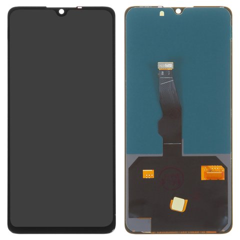LCD compatible with Huawei P30, black, without frame, High Copy, OLED  