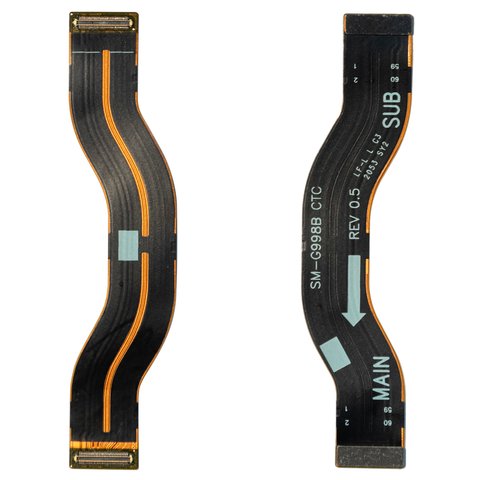 Cable flex puede usarse con Samsung G998 Galaxy S21 Ultra 5G, entre placas