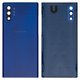 Housing Back Cover compatible with Samsung N975F Galaxy Note 10 Plus, (dark blue, with camera lens, aura blue)
