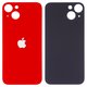 Housing Back Cover compatible with iPhone 13, (red, need to remove the camera glass, small hole)