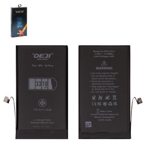 Battery Deji compatible with Apple iPhone 12 Pro, Li ion, 3.83 V , 3310 mAh, High Capacity, original IC 