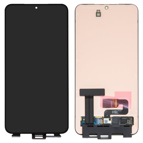 LCD compatible with Samsung S916 Galaxy S23 plus, black, without frame, original change glass 