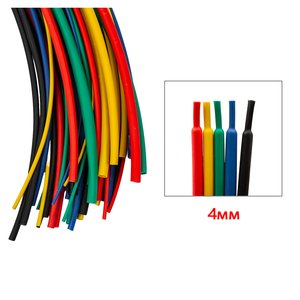 Heat Shrink Tube, 1 m, 4.0 mm, green 