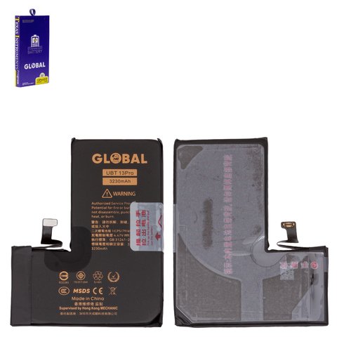 Аккумулятор Mechanic для Apple iPhone 13 Pro, Li Polymer, 3,87 B, 3230 мАч, повышенная ёмкость, original IC