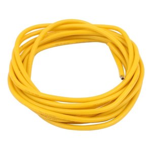 Wire In Silicone Insulation 16AWG, 1,27 мм², 1 m, yellow, UL3135 