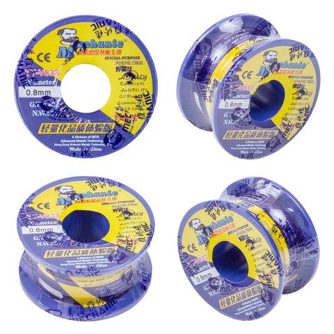 Solder Mechanic TY V833, Sn 63% , Pb 37%, flux 1 3%, 0,8 mm, 40 g 