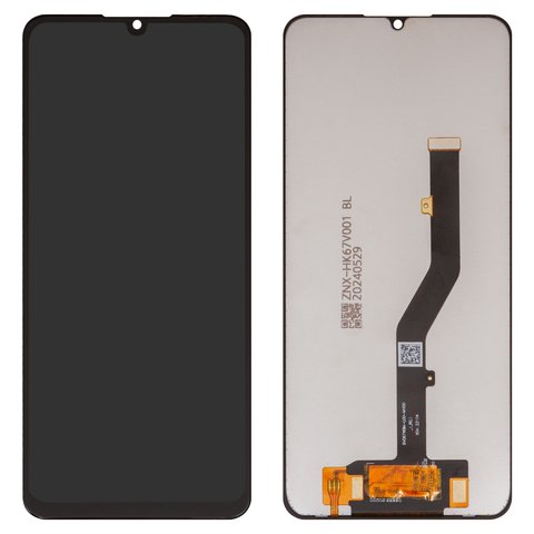 LCD compatible with ZTE Blade A72 4G, Blade A72S, Blade V40 Smart, Blade V40 Vita, black, without frame, Box  SKI674 B18 V0.1, BV067WBM L00 MV00 