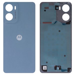 Panel trasero de carcasa puede usarse con Motorola Moto G05, azul claro, misty blue
