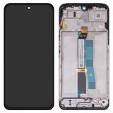 Pantalla LCD puede usarse con Xiaomi Poco M7 4G, Redmi 15 4G, negro, con marco, Original (PRC), 165mm, global version