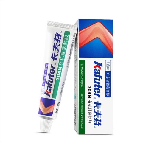 Клей герметик Kafuter K 704N, 50 г, белый, густой