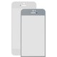 Housing Glass compatible with iPhone 5, iPhone 5S, iPhone SE, (white, HC)