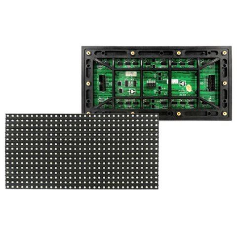 LED модуль для рекламы P8 RGB SMD 256 × 128 мм, 32 × 16 точек, IP65, 6000 нт 