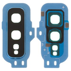 Camera Lens compatible with Samsung G970 Galaxy S10e, dark blue, with frames, prism blue 