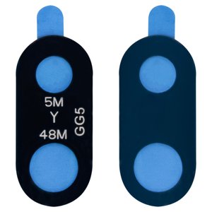 Camera Lens compatible with Xiaomi Redmi Note 7, black, without frame, M1901F7G, M1901F7H, M1901F7I 