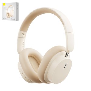 Earphones Baseus Bowie D05, white, beige, wireless, bluetooth 5.3  #NGTD020202