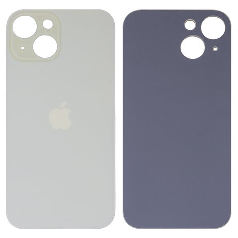 Housing Back Cover compatible with iPhone 15, yellow, no need to remove the camera glass, HC, big hole 