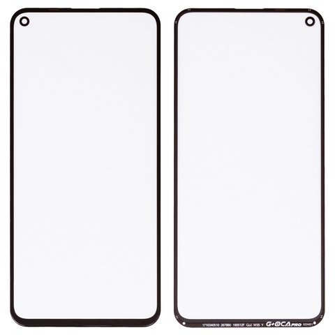 Housing Glass G+OCA PRO compatible with Huawei Honor 20, Honor 20 Pro, Nova 5T, with OCA film, black 