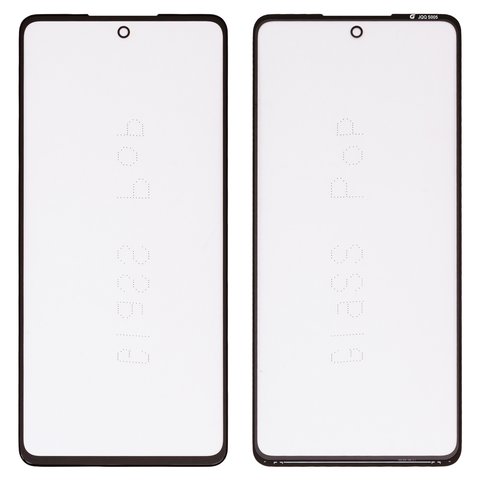 Housing Glass G+OCA PRO compatible with Samsung A525 Galaxy A52, A526 Galaxy A52 5G, with OCA film, black 