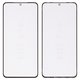 Housing Glass G+OCA PRO compatible with Samsung G991 Galaxy S21 5G, (with OCA film, black)